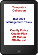 ISO 9001 template collection management tasks