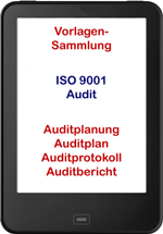 Sehen Sie unsere kostenlose Vorschau - ISO 9001 Vorlagen zum Audit