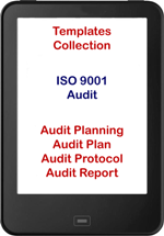 Read our free excerpt - ISO 9001 templates for audit